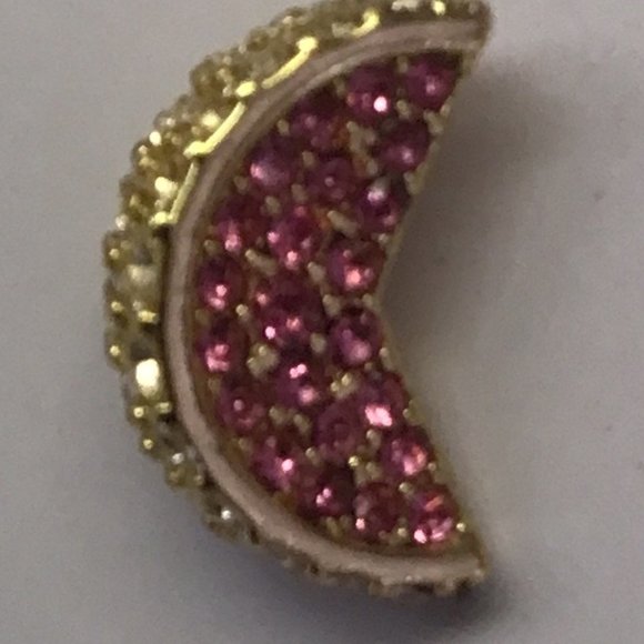 Kate Spade New Pink Pave Grapefruit Earrings - Picture 2 of 3